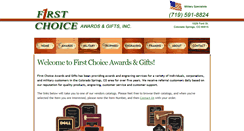 Desktop Screenshot of firstchoiceawards.com